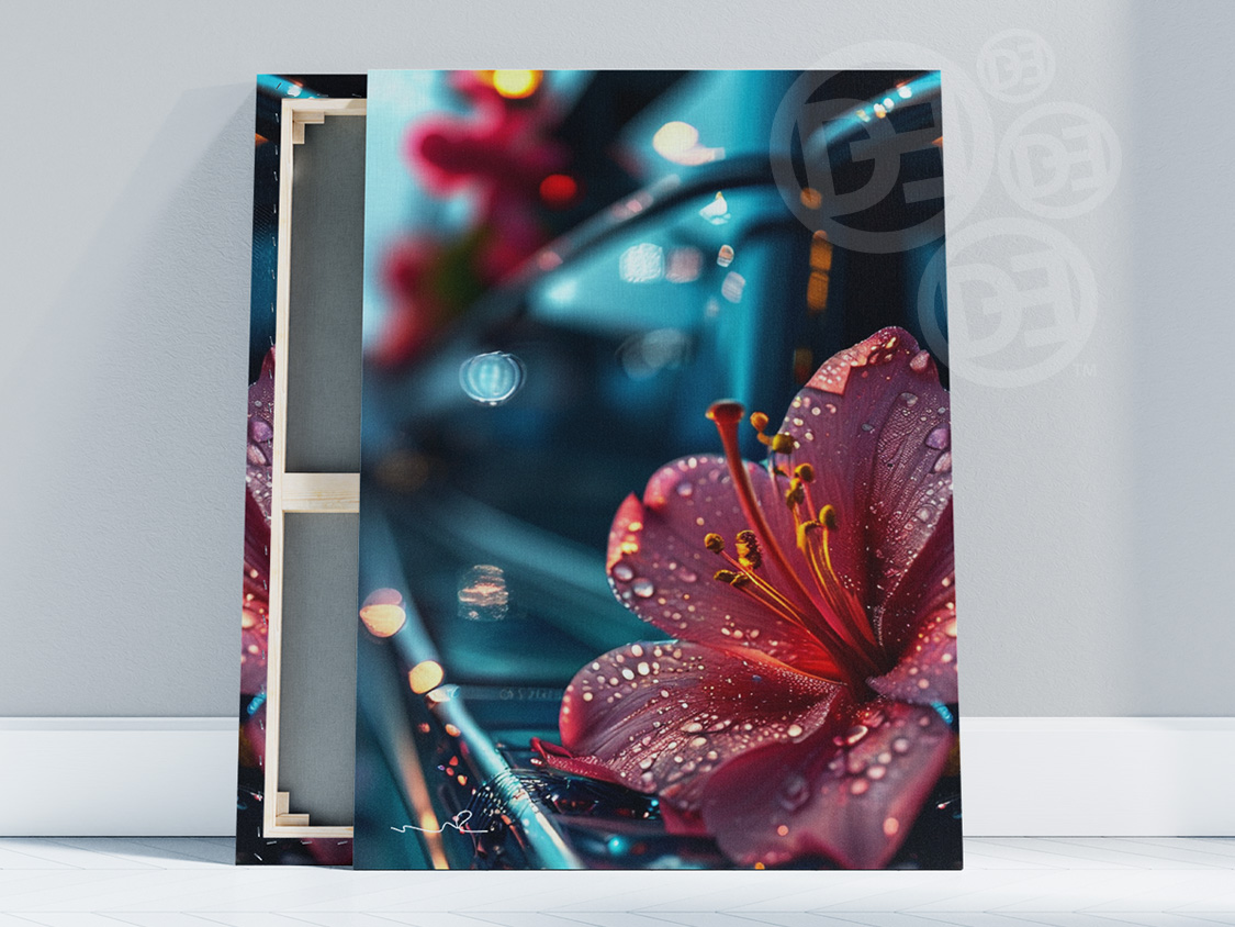 Velvet Petals & Raindrops